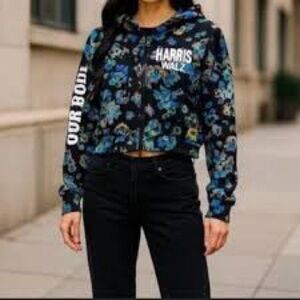 ULLAH JOHNSON DESIGNERS
FOR DEMOCRACY Harris Walz
Floral Hoodie Our Bodies